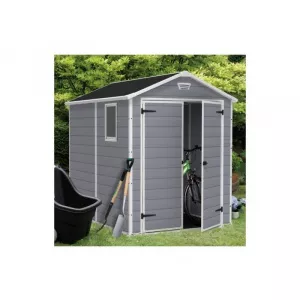 Curver Casuta de gradina Manor 6 x 8 cu usa dubla