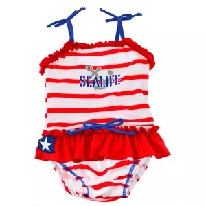 Swimpy Costum de baie SeaLife red marime XL