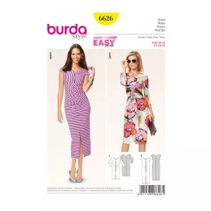 Burda Style Tipar rochie Burda 6626
