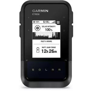 Garmin Navigator de drumetie GPS eTrex Solar, 28,2 MB, Baterie interna litiu-ion (3,80 V, 1.800 mAh), Negru