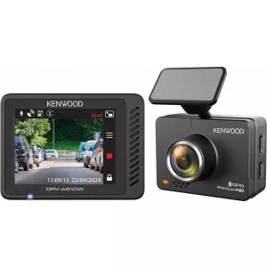 Kenwood Camera video auto DVR DRVA510W, 2K Quad HD, Ecran LCD 2inch, 4G, Wi-Fi (Negru)