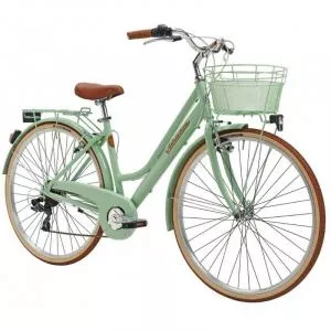 Adriatica Bicicleta City Retro Donna 28 verde 45 cm
