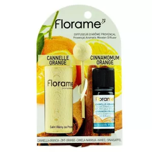 Florame Difuzor Provencal, 1buc + Ulei esential de scortisoara si portocala, bio, 10ml