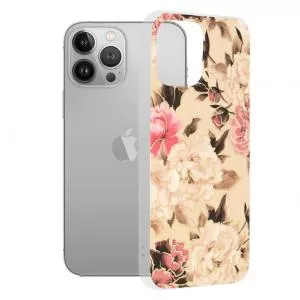 Techsuit iPhone 13 Pro Max - Marble Series - Mary Berry Nude