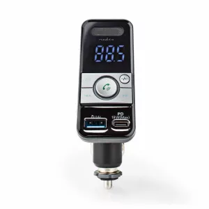 Nedis Incarcator auto Pro Microphone 1 x USB-A + 1 x USB-C PD 18W + Bluetooth CATR130BK