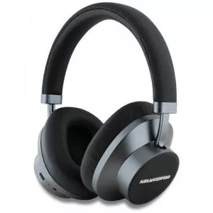 Karl Lagerfeld Casti over-ear Saffiano Elongated Bluetooth ANC,  Negre