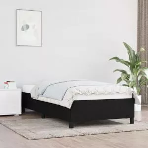 vidaXL Cadru de pat, negru, 90 x 200 cm, material textil 347036