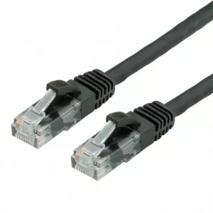 Value Cablu de retea RJ45 cat. 6A UTP 3m Negru 21.99.1463