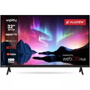 Allview Televizor LED 80 cm (32inch) 32WiPlay6301-H, HD Ready, Smart TV, WiFi, CI+