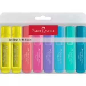 Faber-Castell Textliner 1546 8 case pastel 154681