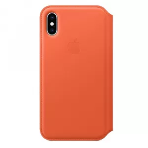 Apple iPhone XS Leather Folio Sunset