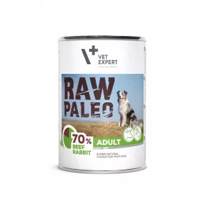 Raw Paleo Adult carne de vita si iepure, 400 g