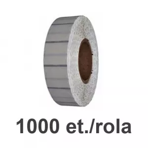 ZINTA Role etichete de plastic transparente rotunde 35mm, 1000 et./rola - 35X35X1000-PET-R