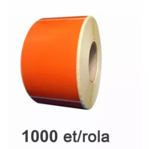 ZINTA Role etichete termice potrocalii 100x100mm, 1000 et./rola - 100X100X1000-TH-ORANGE