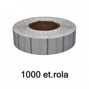 ZINTA Role etichete de plastic transparente rotunde 32.6 mm, 1000 et./rola - 32X32X1000-PET-BM