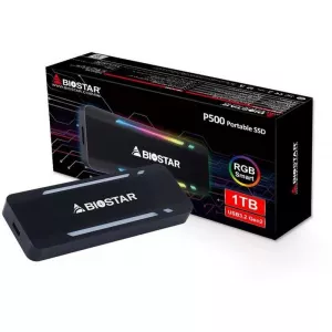 BioStar P500 RGB 1TB USB 3.2 tip C Black