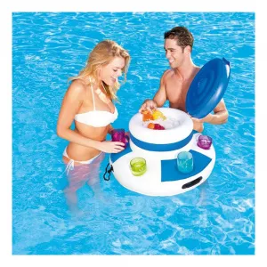 Bestway Racoritor plutitor, 6 pahare, 16 l, Alb/Albastru B43117