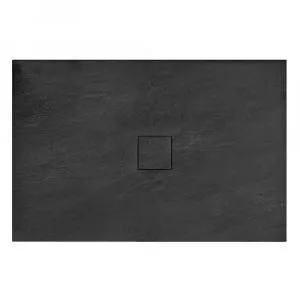 Rea Cadita dus dreptunghiulara Stone 90x120 negru
