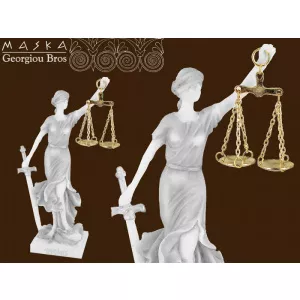 Zeita Justitiei din alabastru 22cm