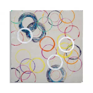 Mauro Ferretti Tablou Circles 80x80 cm -, Multicolor