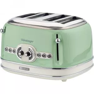 Ariete Prajitor de paine 0156GR, 1600 W, 4 felii, Verde