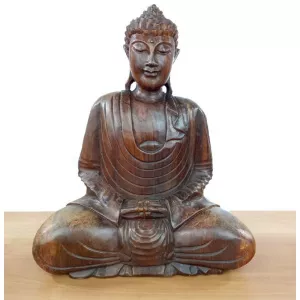  Buddha Statueta de Lemn