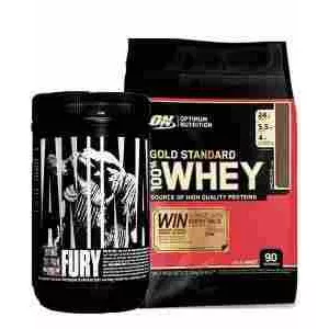 Optimum Nutrition Whey gold standard promo animal fury 2.7 kg