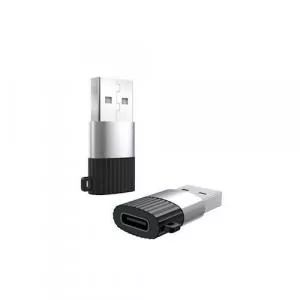 XO Adaptor NB149-E mama USB Type-C la tata USB 2.4A Negru