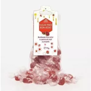 Apidava BOMBOANE FARA ZAHAR CU PORTOCALE ROSII & PROPOLIS 70g