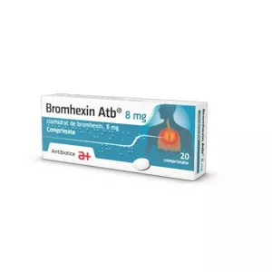 Antibiotice-Iasi Bromhexin, 8 mg, 20 comprimate