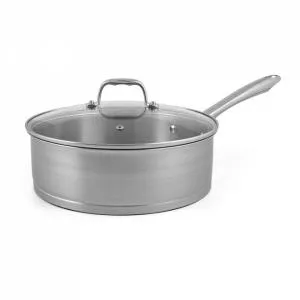 Luigi Ferrero Tigaie adâncă cu capac Rome FR-2687S 26x9cm, 4.1L