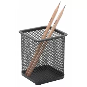 Q-Connect Suport metalic Mesh patrat negru KF15106