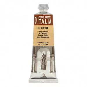 Maimeri Classico 60 ml, Extra feine Künstlerölfarbe, Farbton Orangene Erde aus Herculanum