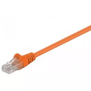 Goobay Cablu UTP, Cat 5e, Patch Cord, 1.5m, Portocaliu