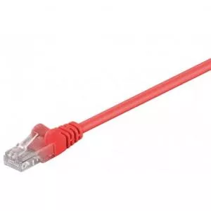 Goobay Cablu UTP, Cat 5e, Patch Cord, 0.25m, Rosu