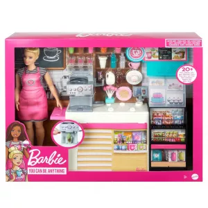 Mattel Barbie Set Cafenea Cu 20 De Accesorii