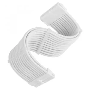 SilverStone Prelungitor 24 pini ATX 16 AWG 30cm White (SST-PP07E-MBW-V2)
