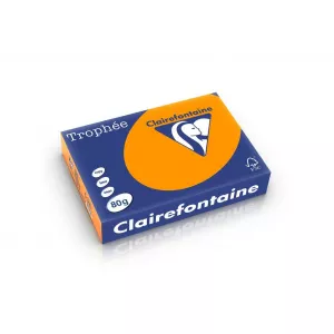 Clairefontaine Hârtie color Intens, Portocaliu, 500 coli/top