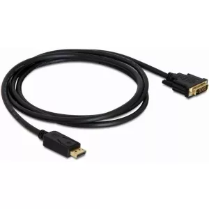 Delock Cablu Displayport la DVI 24+1 tata / tata 2m - 82591