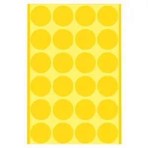 Markin Etichete rotunde 14 mm galbene 630/set 39692