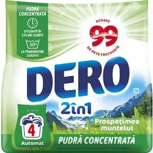 Dero Detergent automat, 300 g, 4 spalari, 2in1 Prospetimea muntelui