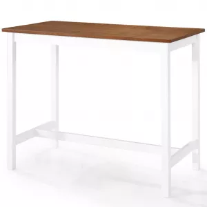 vidaXL Masă de bar din lemn masiv, 108 x 60 x 91 cm