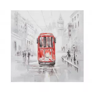 Mauro Ferretti Tablou Tram 80x80 cm -, Multicolor