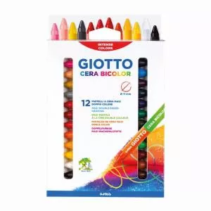 Giotto Set 12 creioane cerate - Maxi Duo