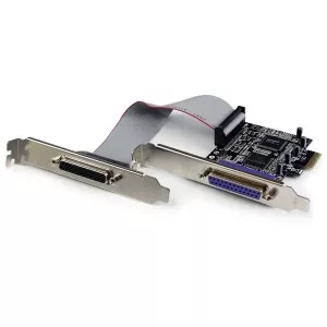 StarTech.com 2 Port PCI Express / PCI-e Parallel Adapter Card – IEEE 1284 with Low Profile Bracket  PEX2PECP2