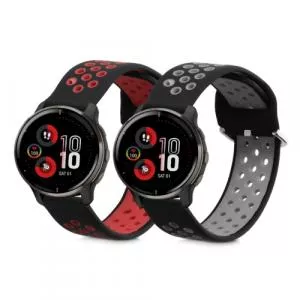 kwmobile Set 2 curele pentru Garmin Venu 2 Plus, Multicolor, Silicon, 57771.01