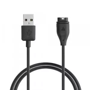 kwmobile Cablu de incarcare USB pentru Garmin Venu 2 Plus/Fenix 7/Vivomove Sport, Negru, Plastic, 57777.01