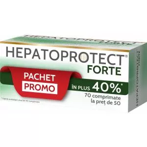 Biofarm Hepatoprotect Forte Pachet Promo, 70 comprimate la pret de 50 comprimate