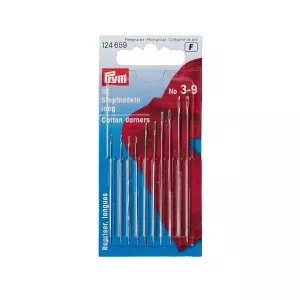 Prym Ace de cusut manual, set (10 buc), lungi, Nr 3-9, 124659