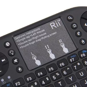 Rii Mini I8 Plus Backlight Touchpad Negru